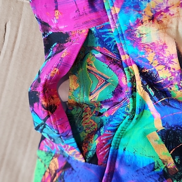 Donajo vibrant colorful skort-1 - Picture 3 of 8